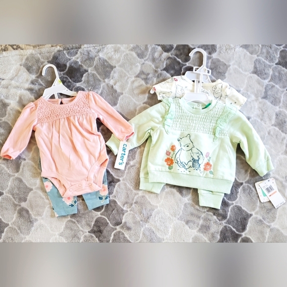 NWT Carter's And Disney Baby Matching Sets Size 3M - Picture 1 of 5